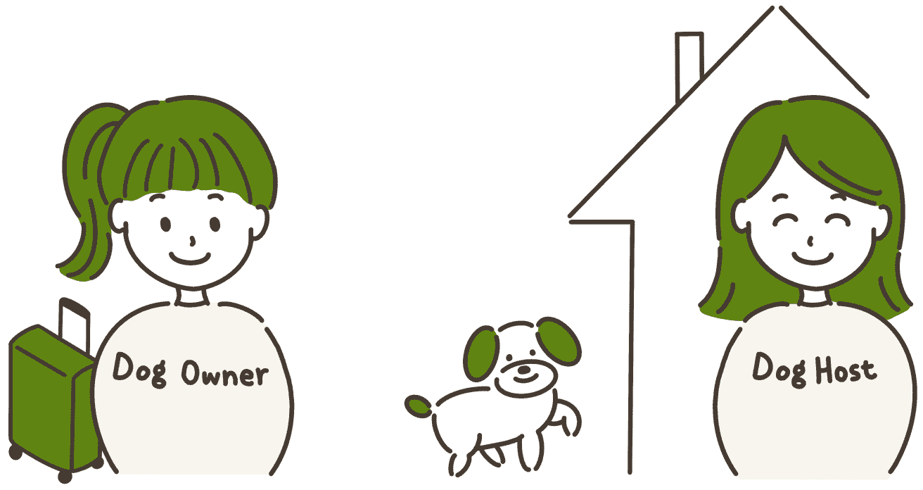 犬の預かりマッチングプラットフォームのイメージ